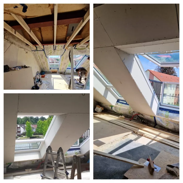 Innenausbau Renovierung Montage Fenster Türen Fußboden Dach