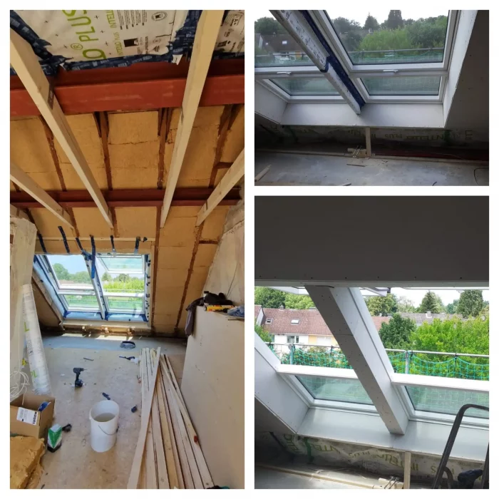 Innenausbau Renovierung Montage Fenster Türen Fußboden Dach